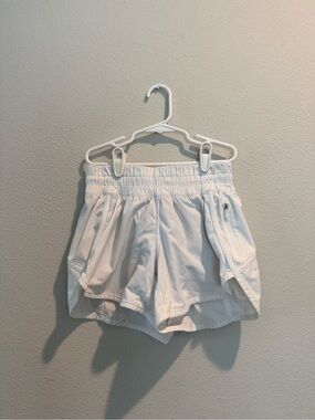 lululemon athletica White Women's Athletic Shorts with Pockets